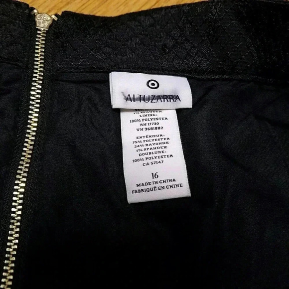 Altuzzara women's size 16 pencil skirt black - Picture 3 of 5